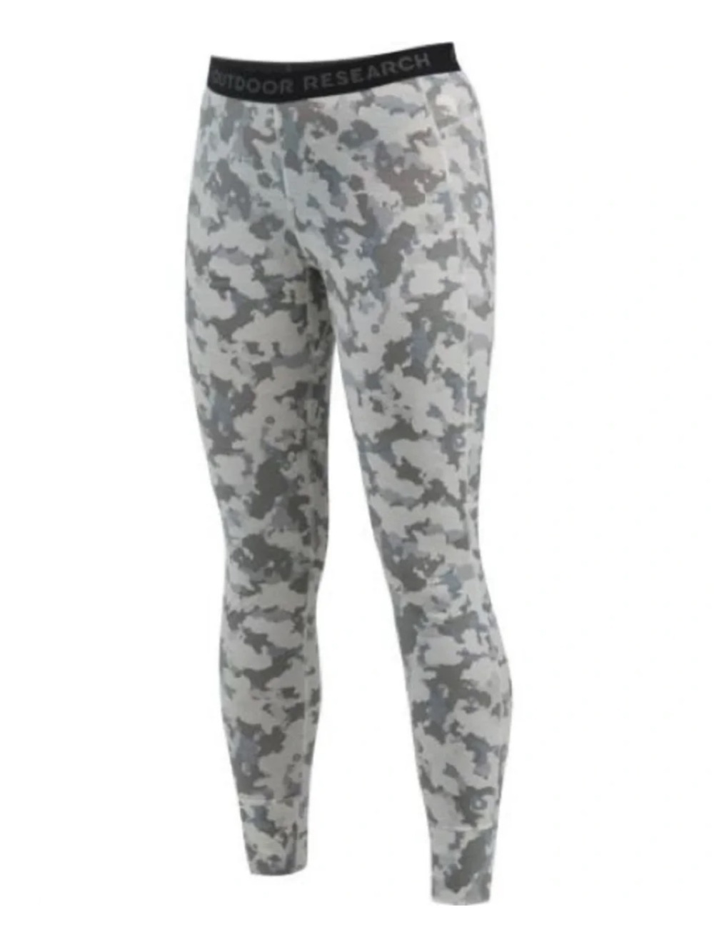 Outdoor Research Alpine Onset Merino 150 Baselayer Bottom Leggings in Grey Camo